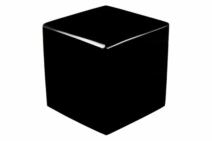 Polished Obsidian Cube - Mexico #195183